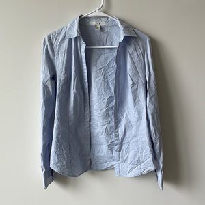 blue button down from Forever 21